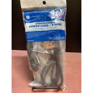 GE Appliances Universal Dishwasher Power Cord 3-Wire 5.4 ft WX09X70910